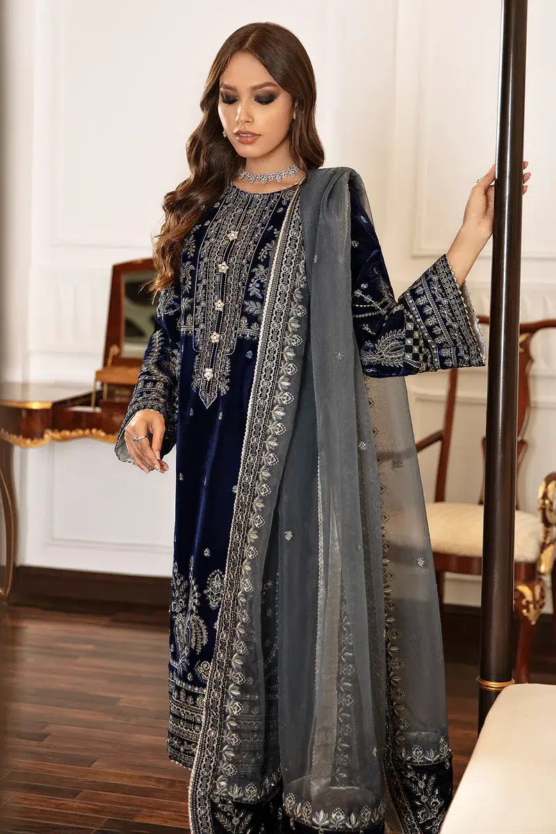 Baroque | Jahanara Luxury Velvet 23 | UF-41 - by - Libasekhas UK - Registered Vendor of : Baroque - 100% Original Designer Dresss