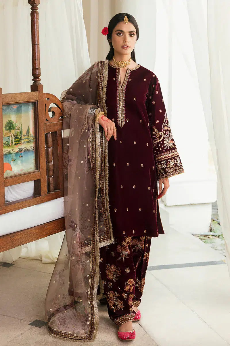 Baroque | Jahanara Luxury Velvet 23 | UF-250 - by - Libasekhas UK - Registered Vendor of : Baroque - 100% Original Designer Dresss