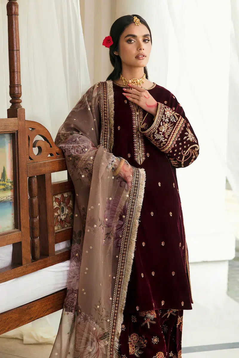 Baroque | Jahanara Luxury Velvet 23 | UF-250 - by - Libasekhas UK - Registered Vendor of : Baroque - 100% Original Designer Dresss