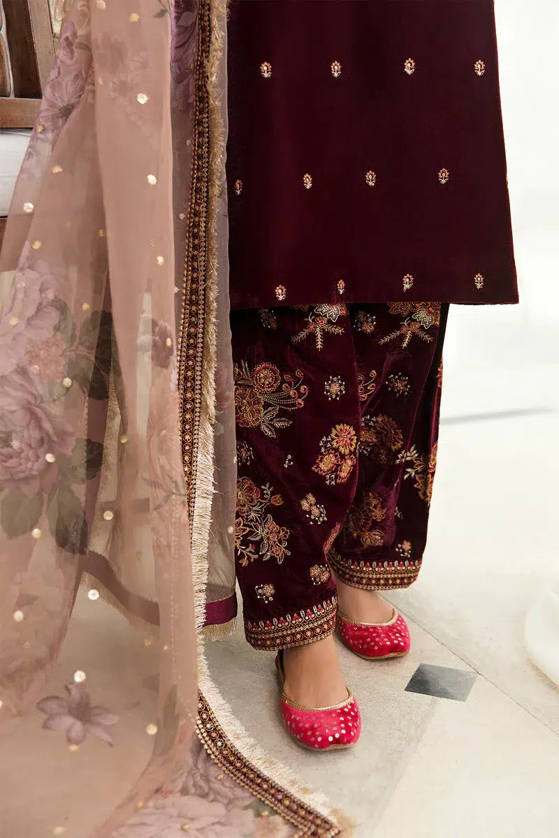 Baroque | Jahanara Luxury Velvet 23 | UF-250 - by - Libasekhas UK - Registered Vendor of : Baroque - 100% Original Designer Dresss
