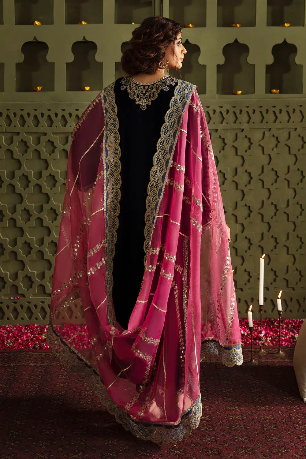 Baroque | Jahanara Luxury Velvet 23 | UF-463 - by - Libasekhas UK - Registered Vendor of : Baroque - 100% Original Designer Dresss