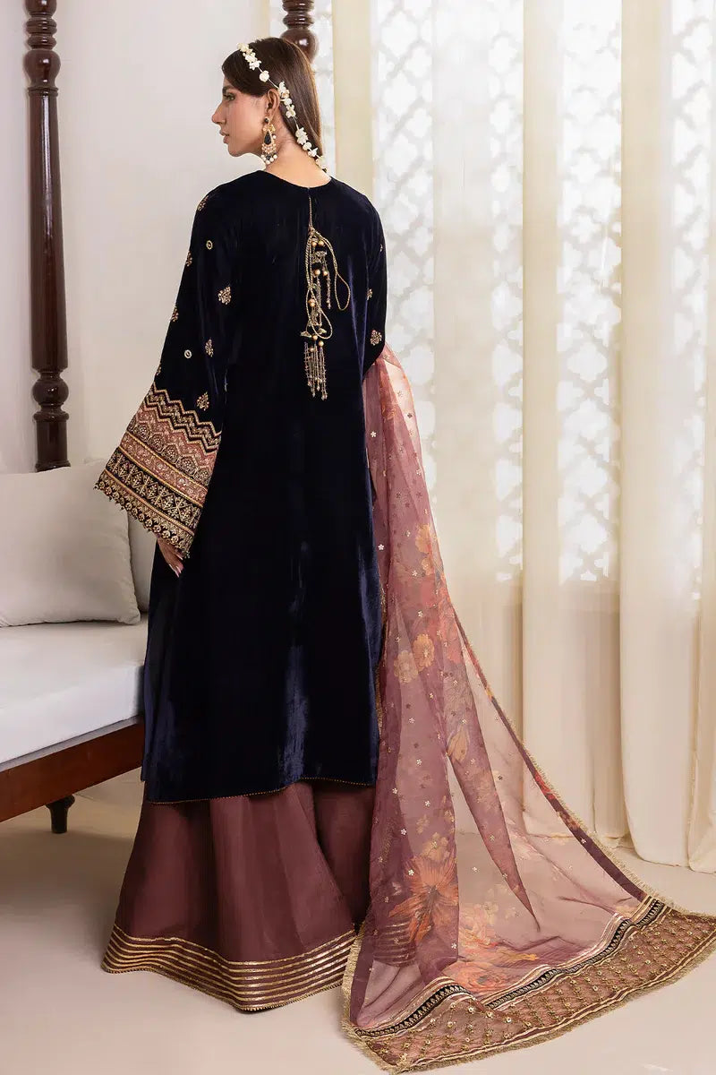 Baroque | Jahanara Luxury Velvet 23 | UF-424 - by - Libasekhas UK - Registered Vendor of : Baroque - 100% Original Designer Dresss