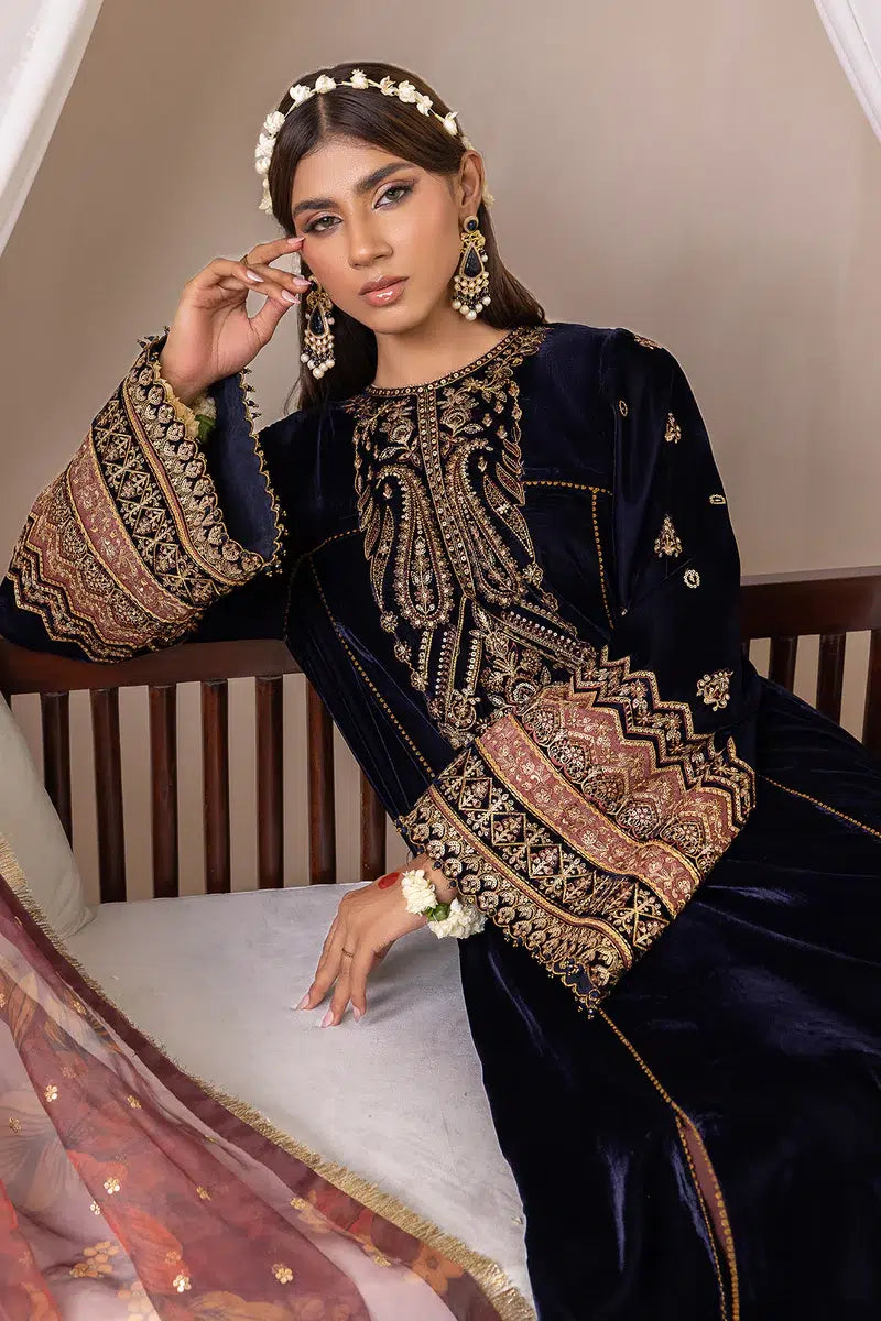 Baroque | Jahanara Luxury Velvet 23 | UF-424 - by - Libasekhas UK - Registered Vendor of : Baroque - 100% Original Designer Dresss