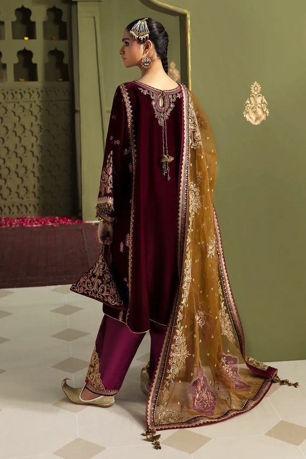Baroque | Jahanara Luxury Velvet 23 | UF-465 - by - Libasekhas UK - Registered Vendor of : Baroque - 100% Original Designer Dresss