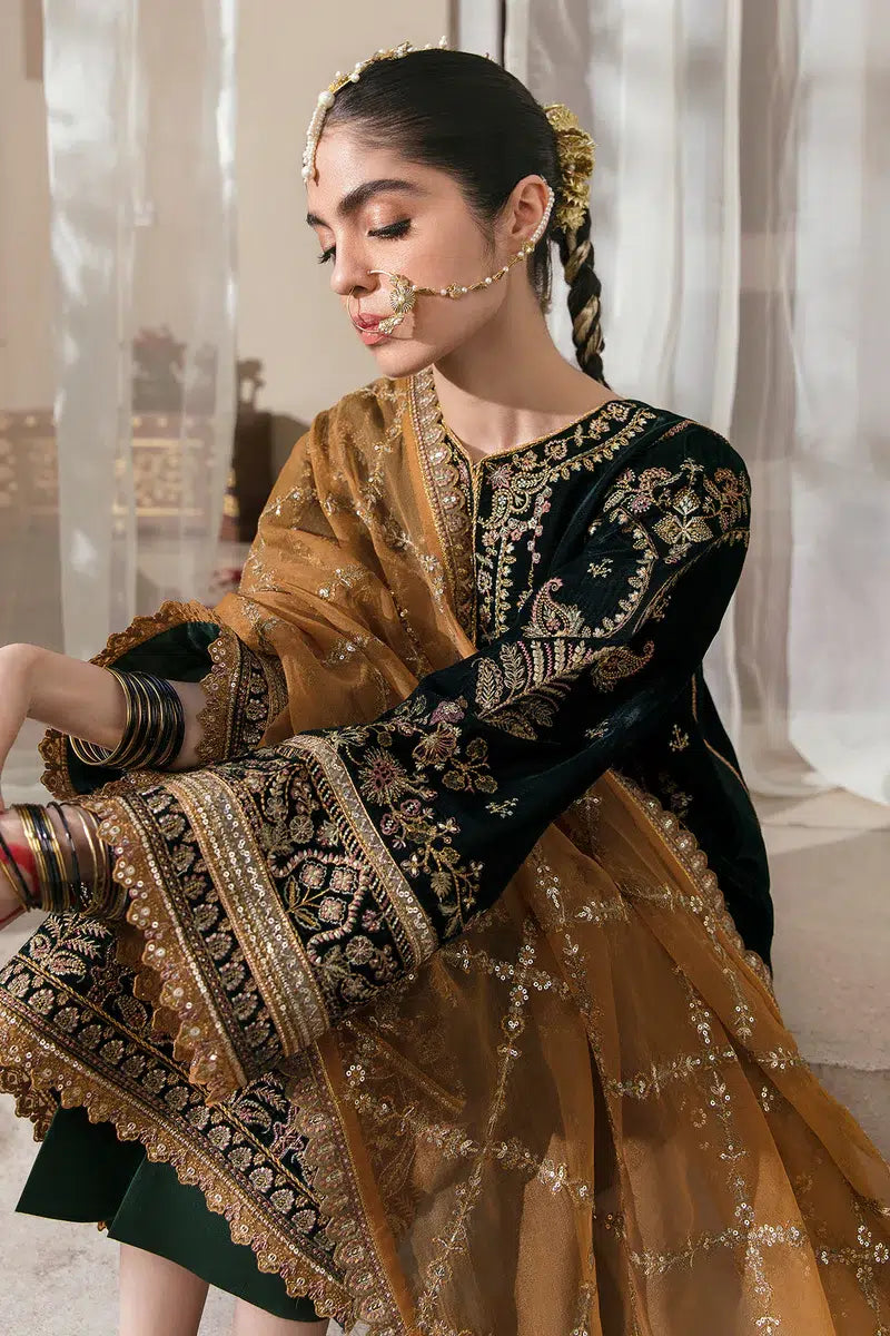 Baroque | Jahanara Luxury Velvet 23 | UF-255 - by - Libasekhas UK - Registered Vendor of : Baroque - 100% Original Designer Dresss