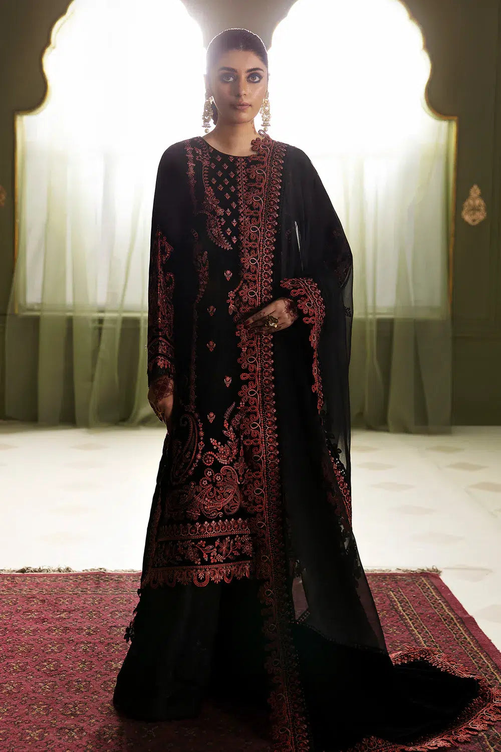 Baroque | Jahanara Luxury Velvet 23 | UF-468 - by - Libasekhas UK - Registered Vendor of : Baroque - 100% Original Designer Dresss