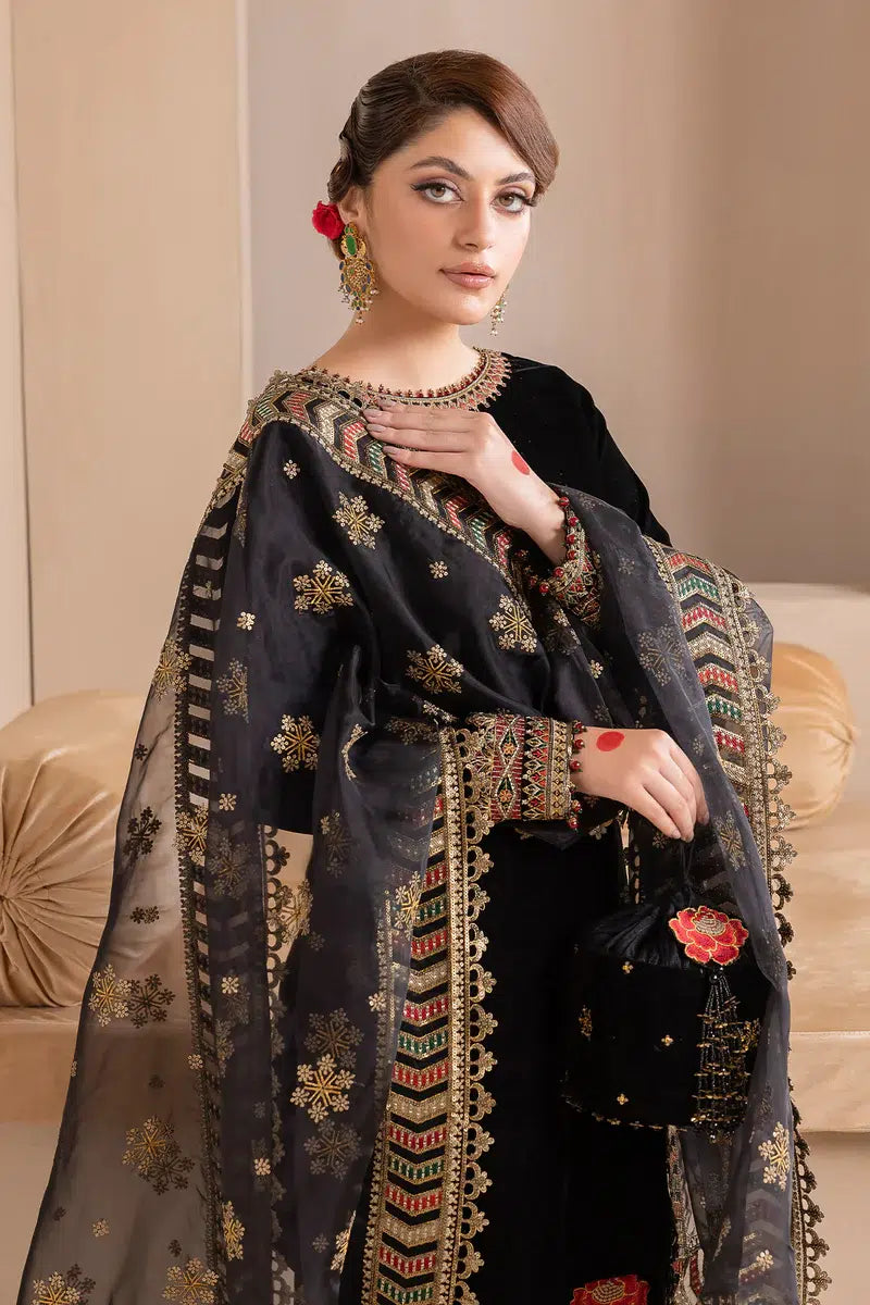 Baroque | Jahanara Luxury Velvet 23 | UF-427 - by - Libasekhas UK - Registered Vendor of : Baroque - 100% Original Designer Dresss