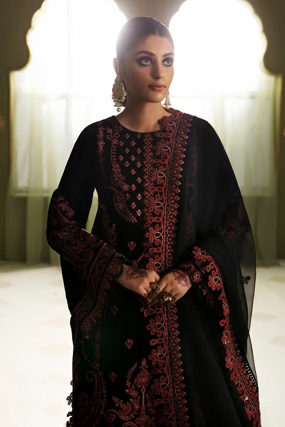 Baroque | Jahanara Luxury Velvet 23 | UF-468 - by - Libasekhas UK - Registered Vendor of : Baroque - 100% Original Designer Dresss