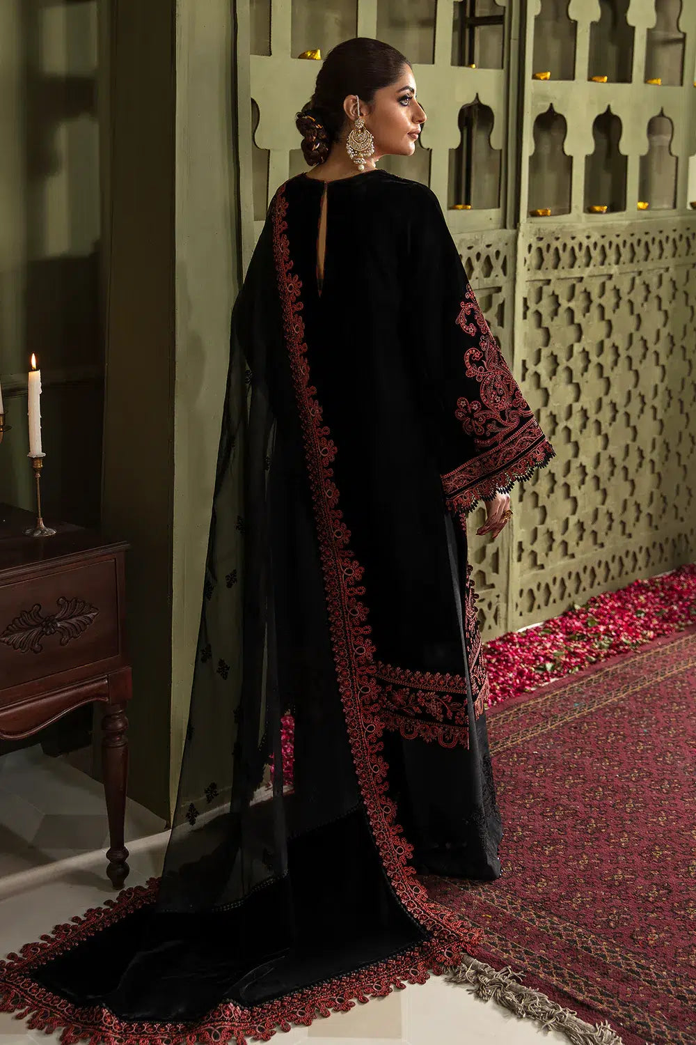 Baroque | Jahanara Luxury Velvet 23 | UF-468 - by - Libasekhas UK - Registered Vendor of : Baroque - 100% Original Designer Dresss