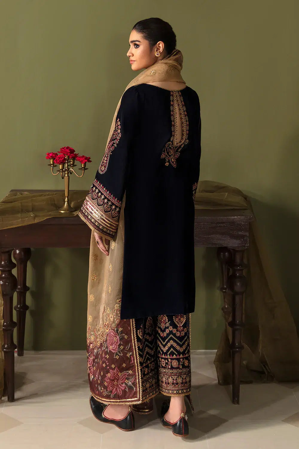 Baroque | Jahanara Luxury Velvet 23 | UF-469 - by - Libasekhas UK - Registered Vendor of : Baroque - 100% Original Designer Dresss
