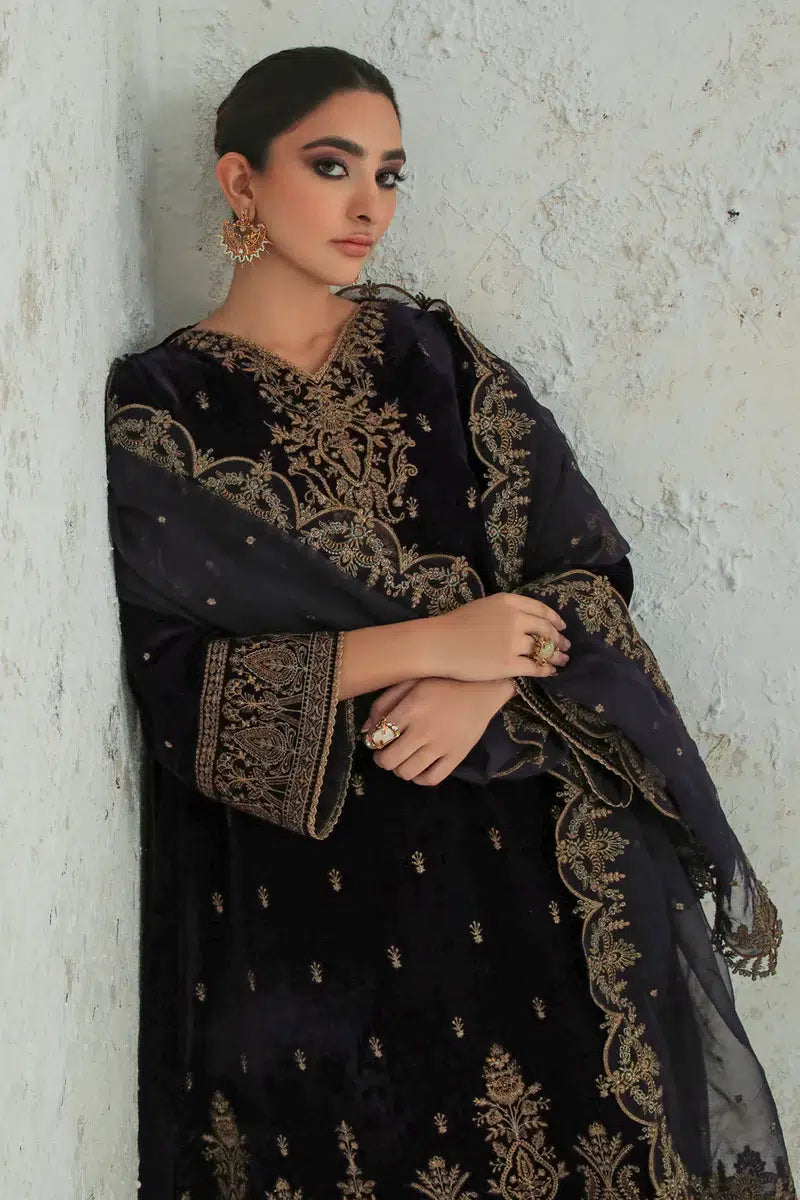 Baroque | Jahanara Luxury Velvet 23 | UF-239 - by - Libasekhas UK - Registered Vendor of : Baroque - 100% Original Designer Dresss