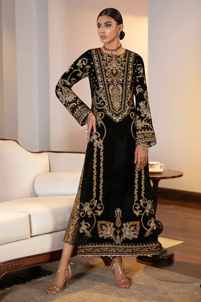 Baroque | Jahanara Luxury Velvet 23 | UF-42 - by - Libasekhas UK - Registered Vendor of : Baroque - 100% Original Designer Dresss
