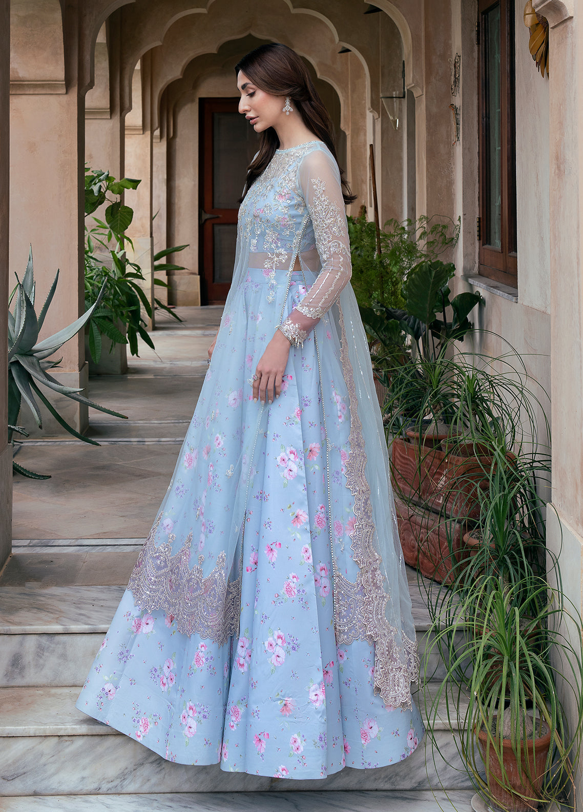 Sahane | Rusukh Premium Formals 26 | FU6607 Kayra - RUSUKH - by Libasekhas UK - Registered Vendor of : Sahane - 100% Original Designer Dress
