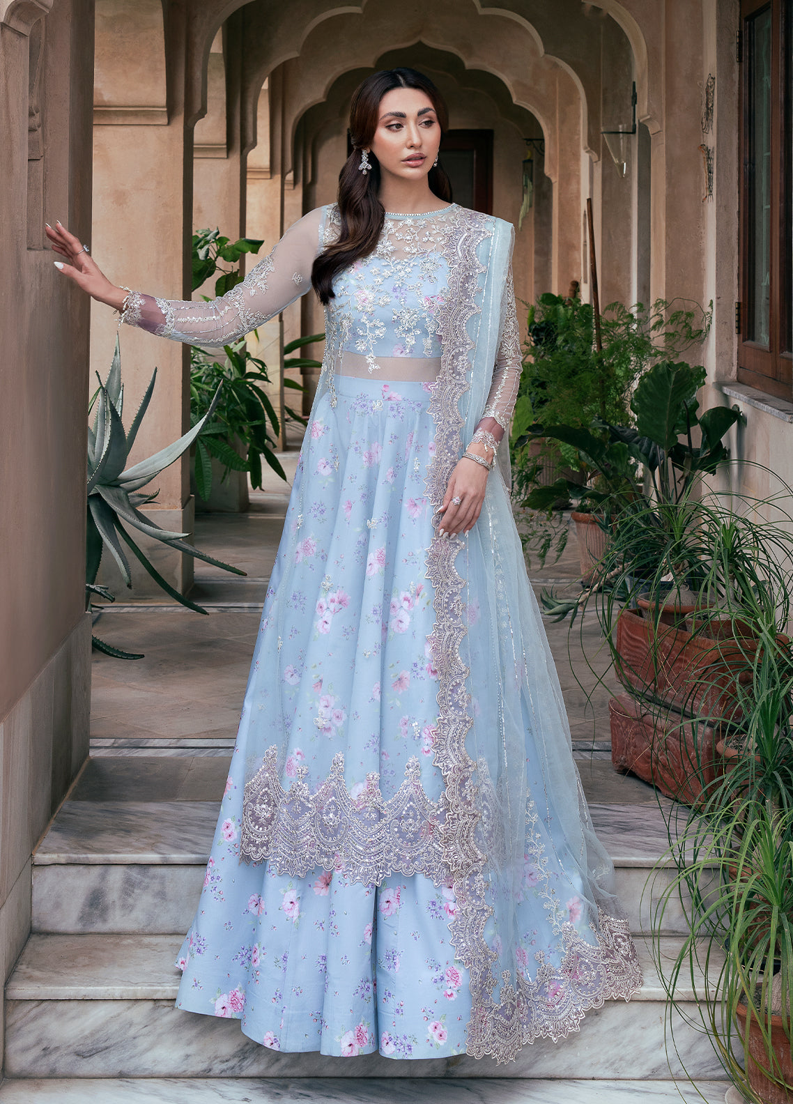 Sahane | Rusukh Premium Formals 26 | FU6607 Kayra - RUSUKH - by Libasekhas UK - Registered Vendor of : Sahane - 100% Original Designer Dress