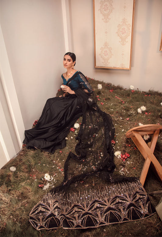 Ayesha and Usman | Celestial Night | Fauve - by - Libasekhas UK - Registered Vendor of : Ayesha and Usman - 100% Original Designer Dresss