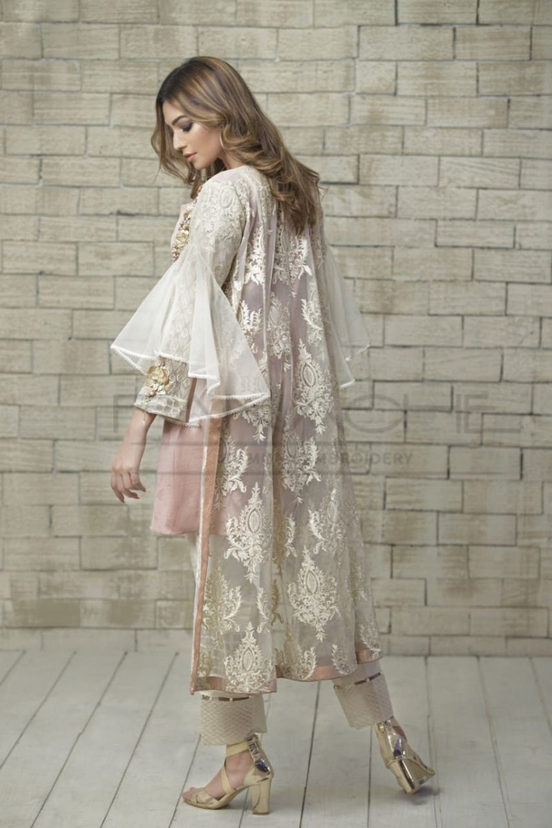 Panache | Pret | Blush Bloom - by - Libasekhas UK - Registered Vendor of : Panache By Mona - 100% Original Designer Dresss
