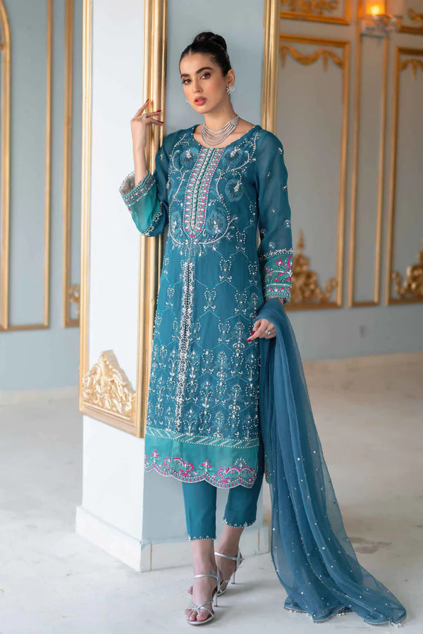 Jeem | Luxury Pret | BLUSH - by - Libasekhas UK - Registered Vendor of : Jeem - 100% Original Designer Dresss