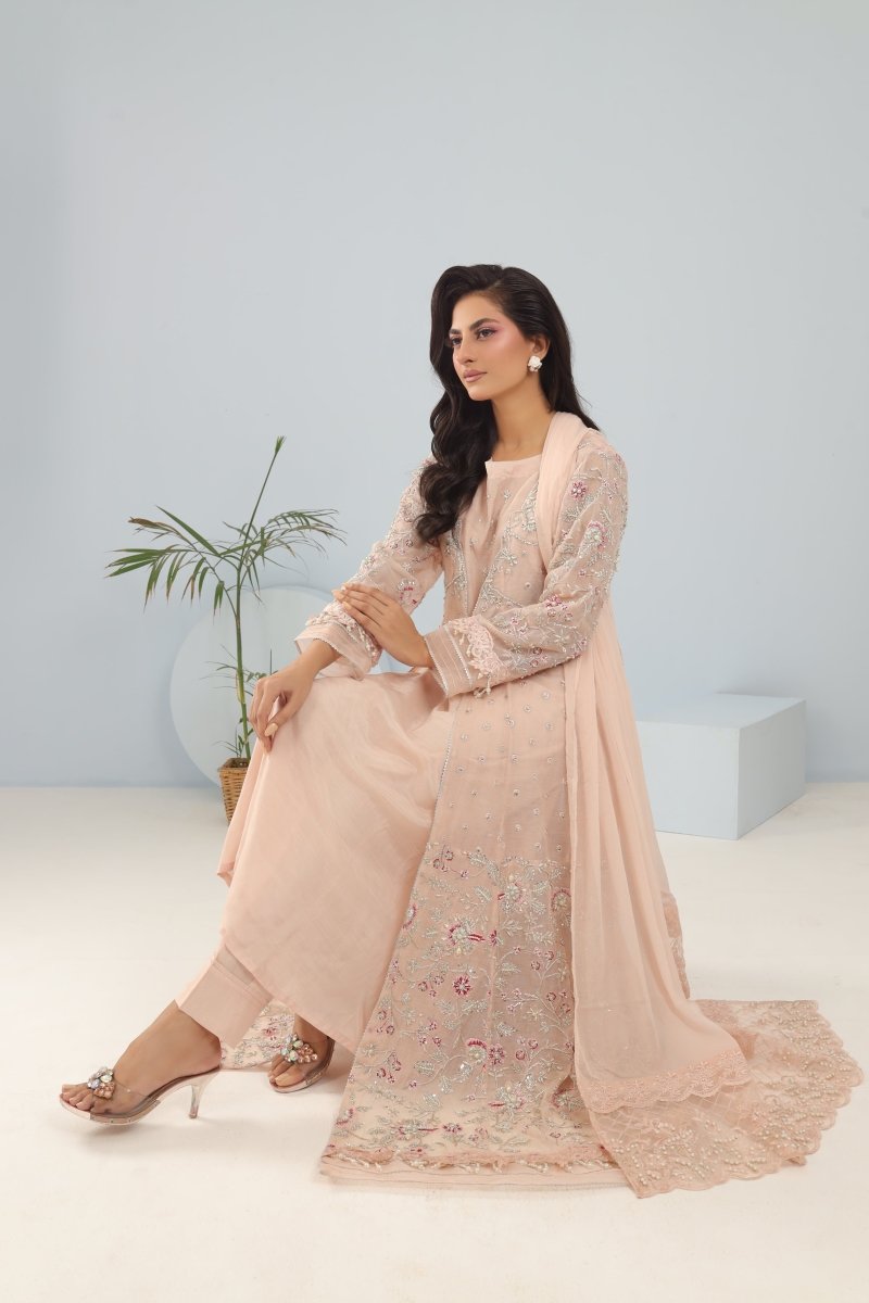 Panache | Pret | Blush Grandeur - by - Libasekhas UK - Registered Vendor of : Panache By Mona - 100% Original Designer Dresss