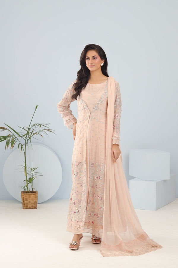 Panache | Pret | Blush Grandeur - by - Libasekhas UK - Registered Vendor of : Panache By Mona - 100% Original Designer Dresss
