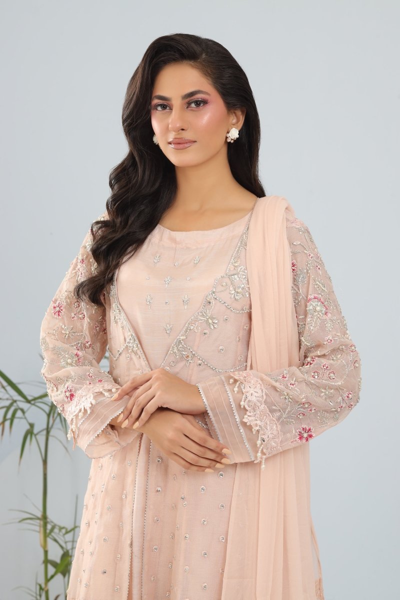 Panache | Pret | Blush Grandeur - by - Libasekhas UK - Registered Vendor of : Panache By Mona - 100% Original Designer Dresss