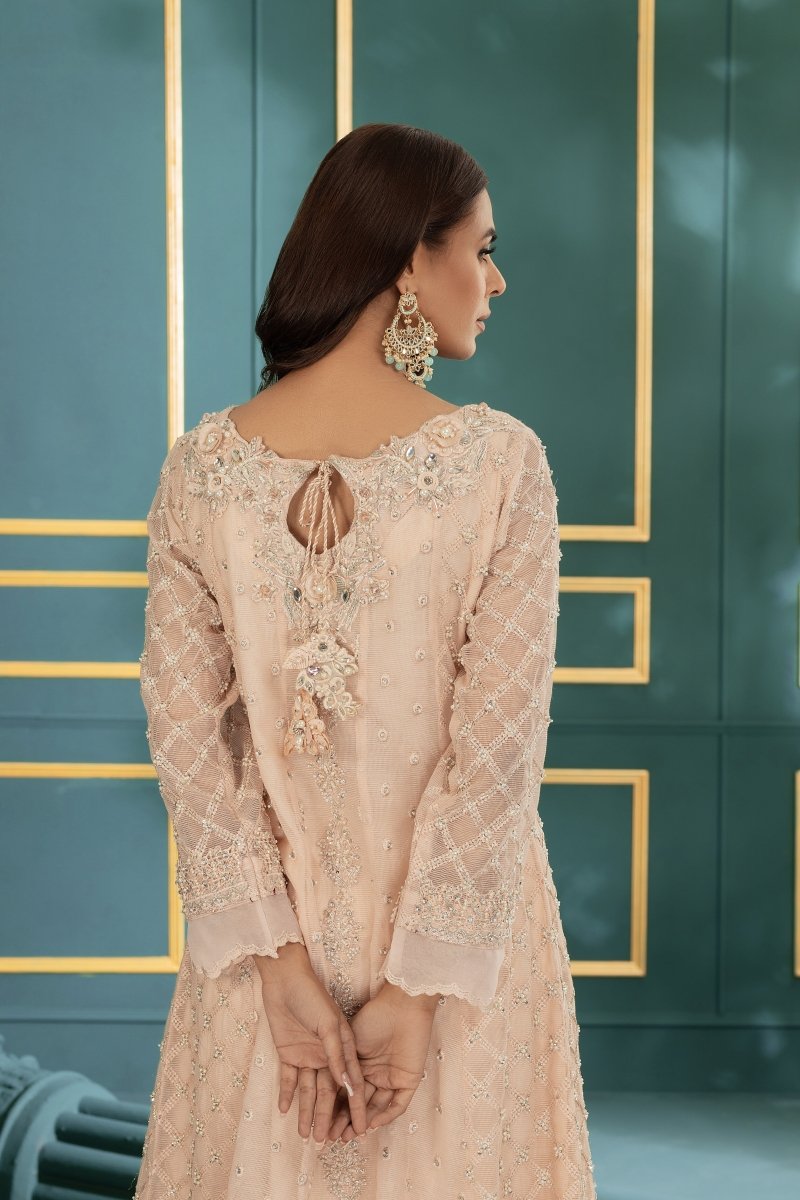 Panache | Pret | Blushing Breeze - by - Libasekhas UK - Registered Vendor of : Panache By Mona - 100% Original Designer Dresss