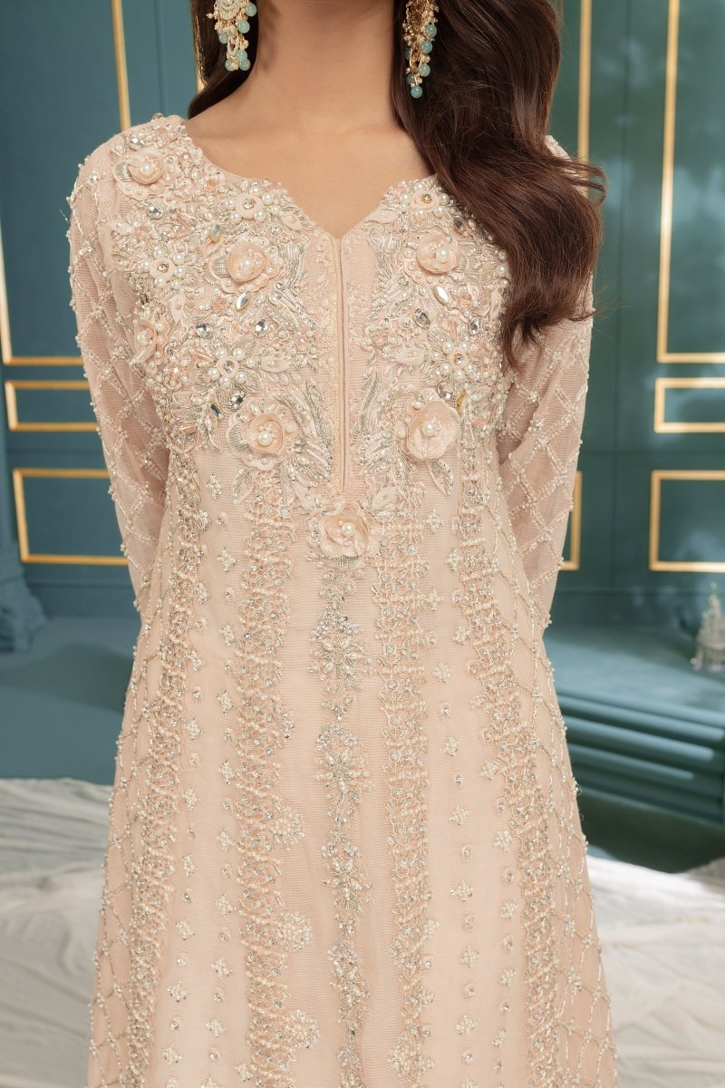 Panache | Pret | Blushing Breeze - by - Libasekhas UK - Registered Vendor of : Panache By Mona - 100% Original Designer Dresss