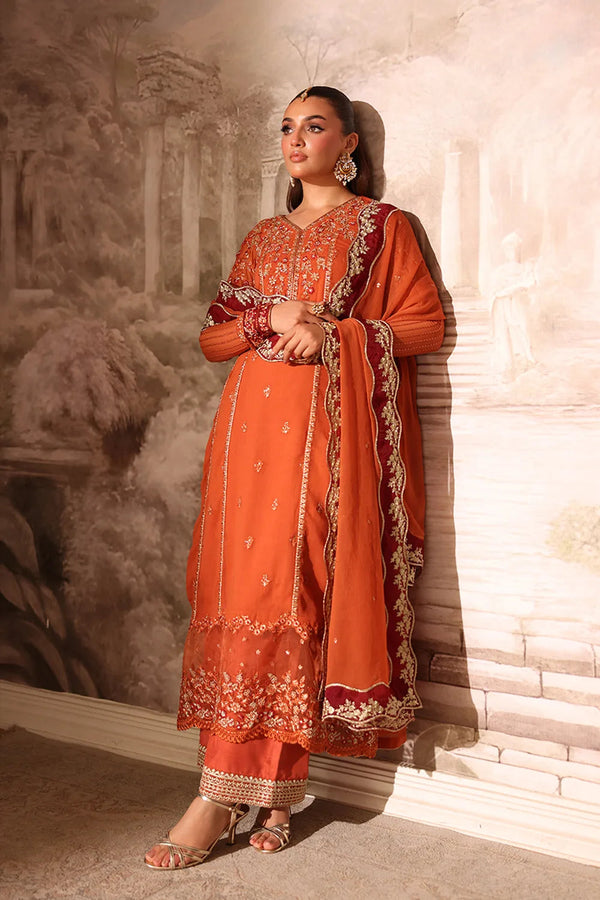 Azure | Ensembles | Amber Rust - by Libasekhas UK - Registered Vendor of : Azure - 100% Original Designer Dress