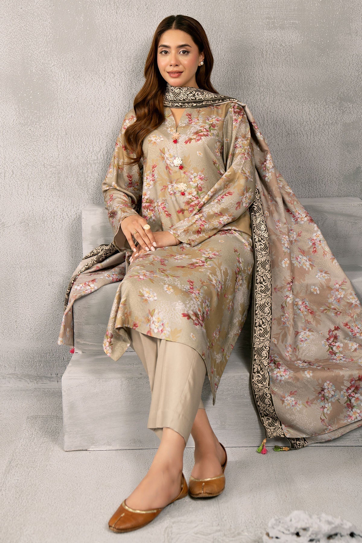 Kayseria | Winter Khaddar 24 | C5483-121-A - by - Libasekhas UK - Registered Vendor of : Kayseria - 100% Original Designer Dresss