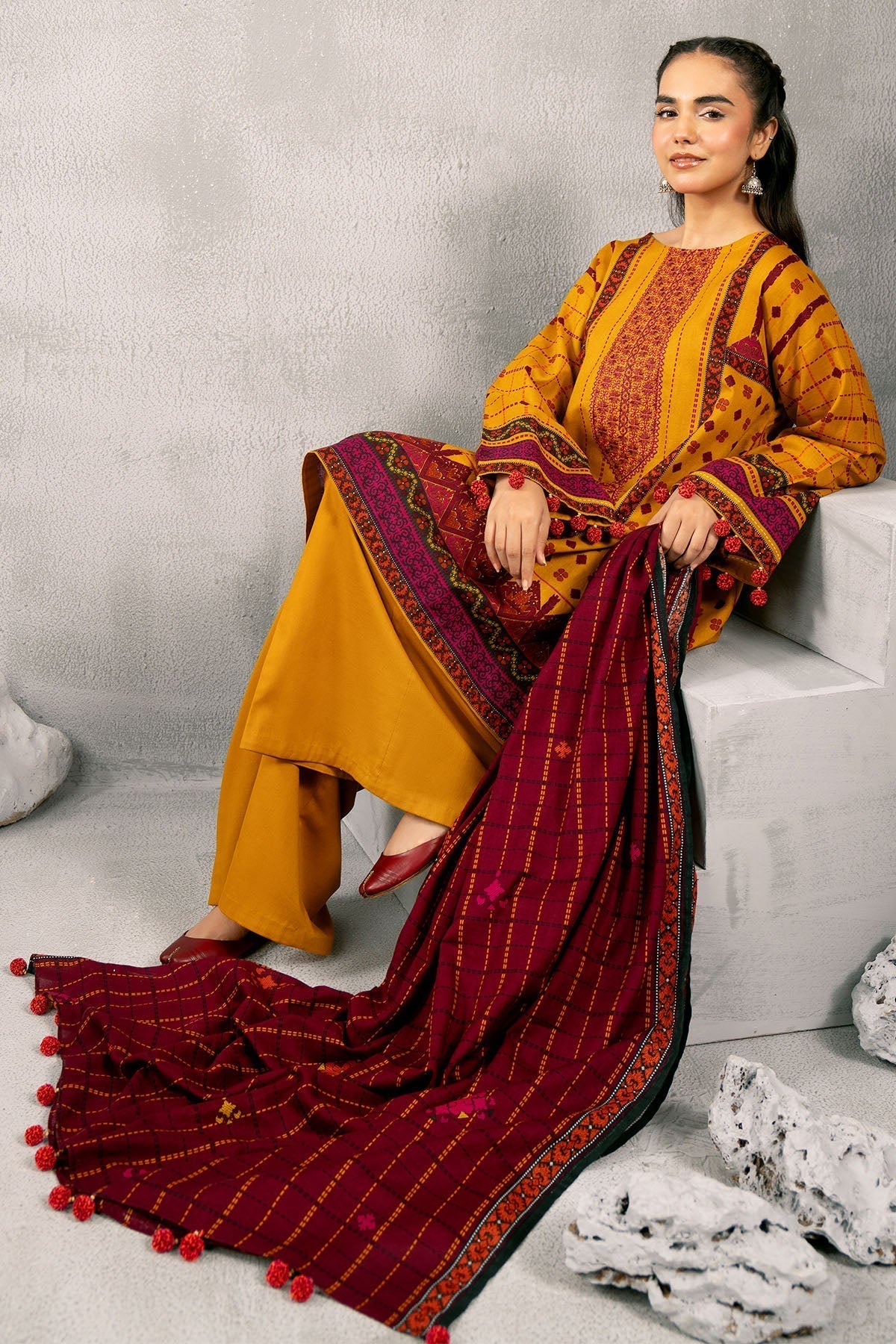 Kayseria | Winter Khaddar 24 | C6040-1 - by - Libasekhas UK - Registered Vendor of : Kayseria - 100% Original Designer Dresss