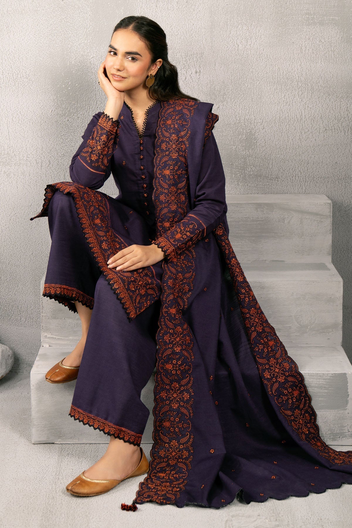 Kayseria | Winter Khaddar 24 | C6066-1 - by - Libasekhas UK - Registered Vendor of : Kayseria - 100% Original Designer Dresss