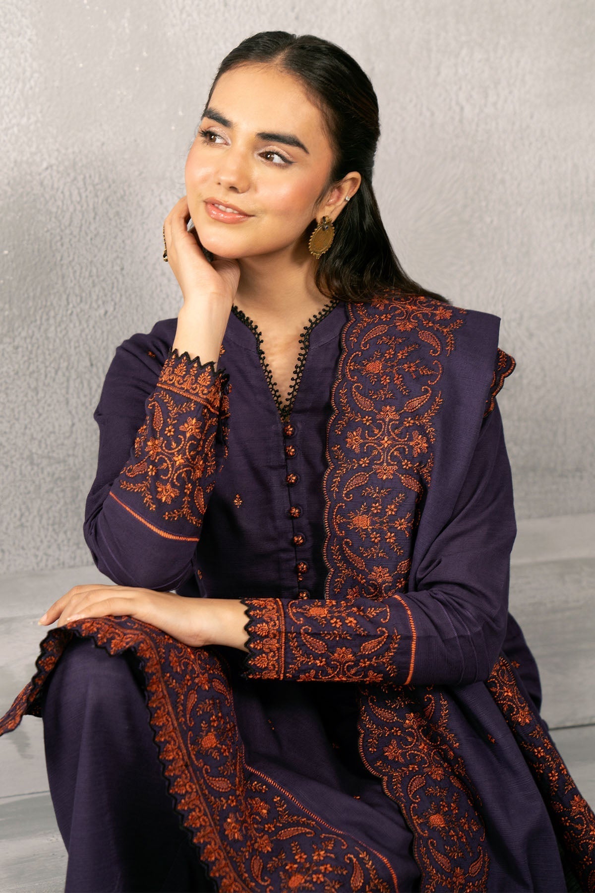 Kayseria | Winter Khaddar 24 | C6066-1 - by - Libasekhas UK - Registered Vendor of : Kayseria - 100% Original Designer Dresss