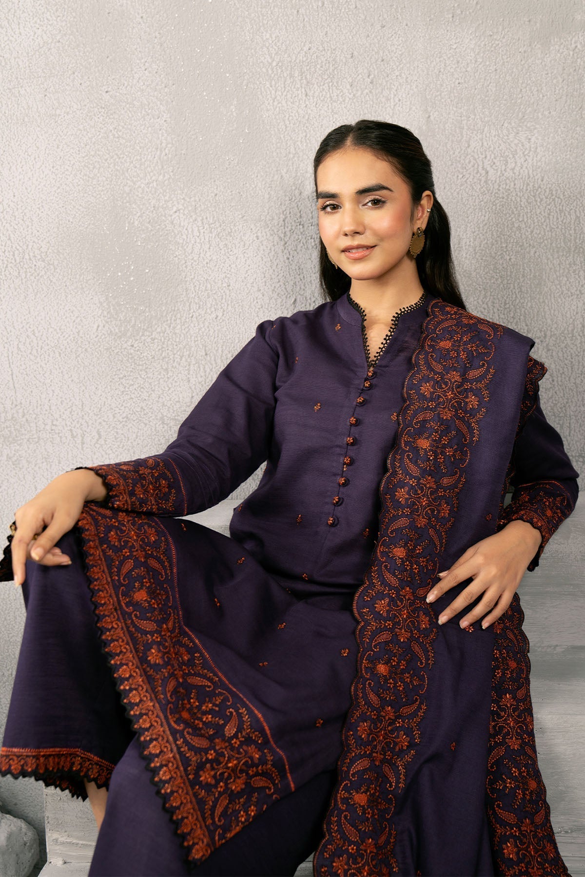 Kayseria | Winter Khaddar 24 | C6066-1 - by - Libasekhas UK - Registered Vendor of : Kayseria - 100% Original Designer Dresss