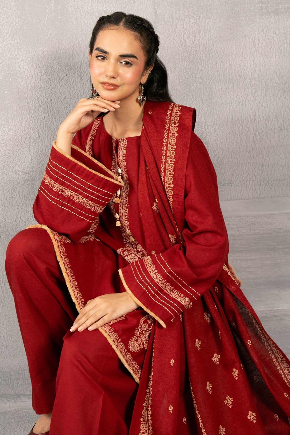 Kayseria | Winter Khaddar 24 | C6068-1 - by - Libasekhas UK - Registered Vendor of : Kayseria - 100% Original Designer Dresss