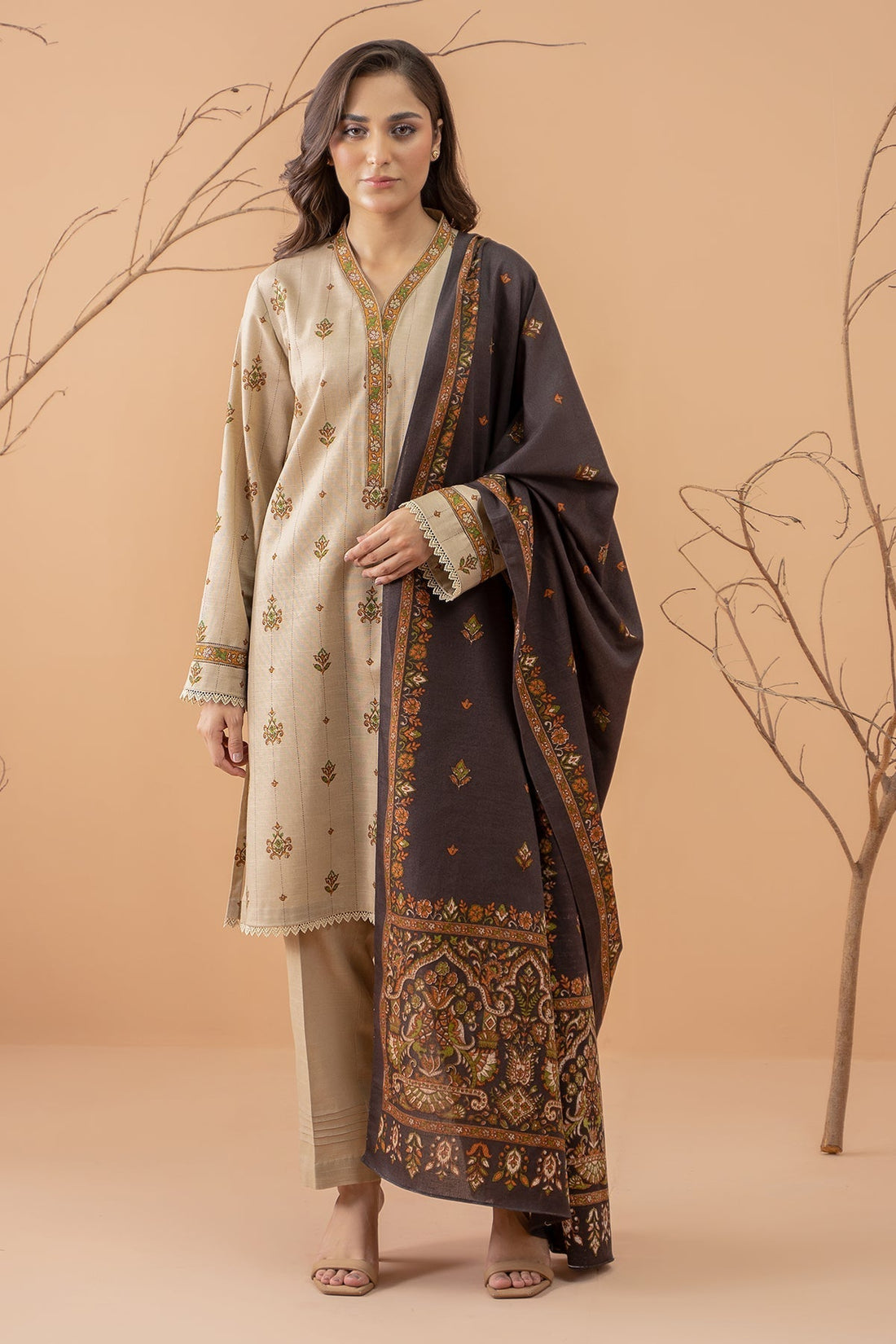 Kayseria | Winter Khaddar 24 | C6071-2 - by - Libasekhas UK - Registered Vendor of : Kayseria - 100% Original Designer Dresss