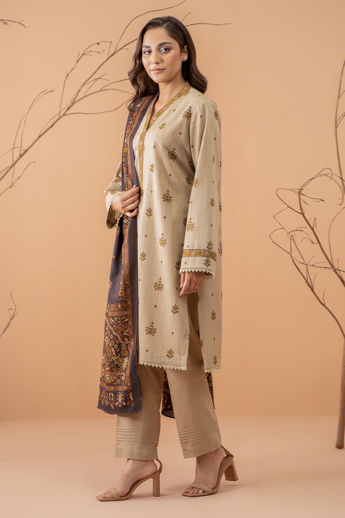 Kayseria | Winter Khaddar 24 | C6071-2 - by - Libasekhas UK - Registered Vendor of : Kayseria - 100% Original Designer Dresss