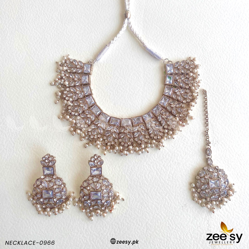 Necklace-0966 - by - Libasekhas UK - Registered Vendor of : Zeesy - 100% Original Designer Dresss