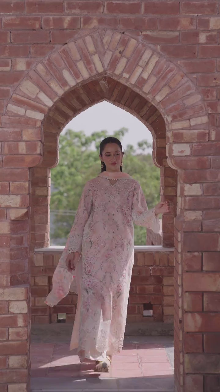 Neeshay | Summer Lines | PEACHLINE - by Libasekhas - Registered Vendor of : Neeshay - 100% Original Designer Dress