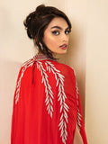 Caia | Mahiri Luxury Edit24 | VIVACIE (RED) - by - Libasekhas UK - Registered Vendor of : Caia - 100% Original Designer Dresss