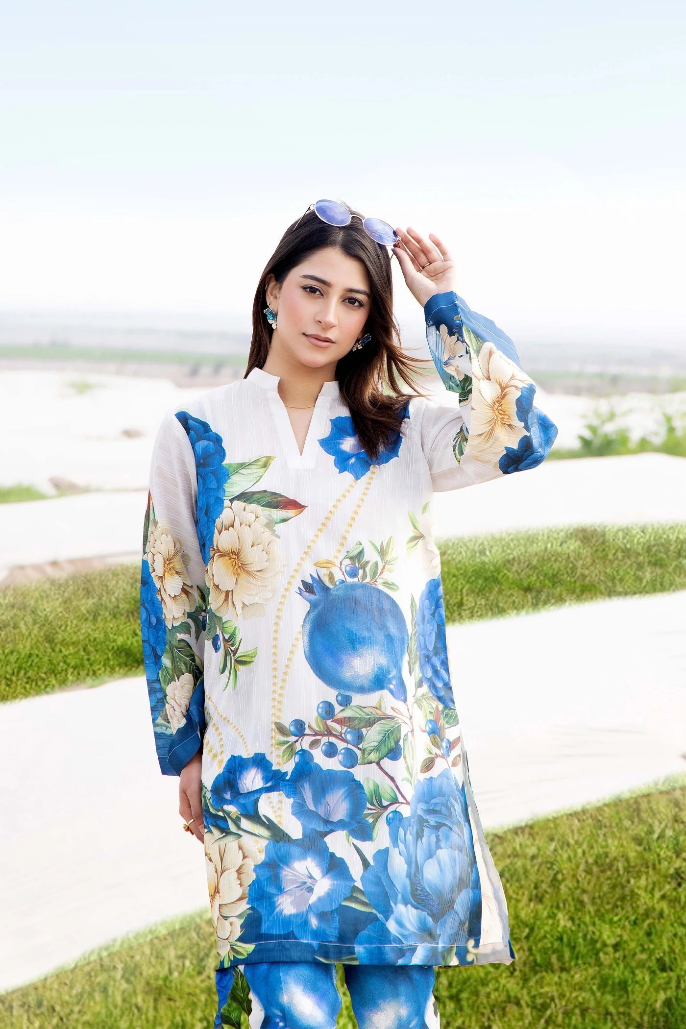 Adans Libas | Embrodiered Co Ord Sets | 4089 - by Libasekhas UK - Registered Vendor of : Adans Libas - 100% Original Designer Dress