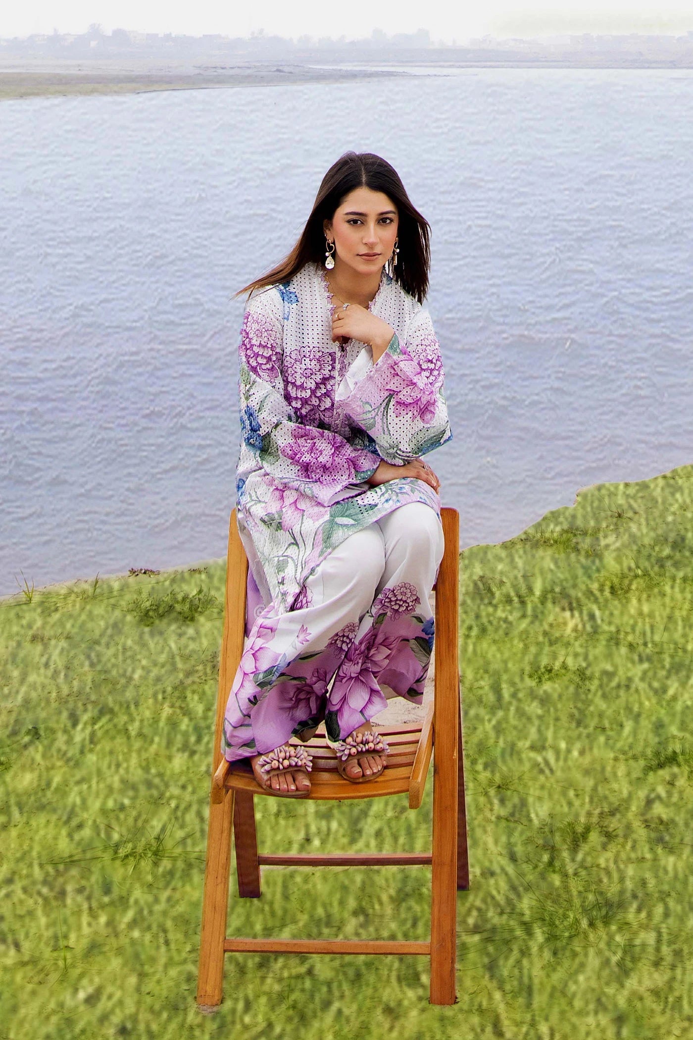 Adans Libas | Embrodiered Co Ord Sets | 4082 - by Libasekhas UK - Registered Vendor of : Adans Libas - 100% Original Designer Dress