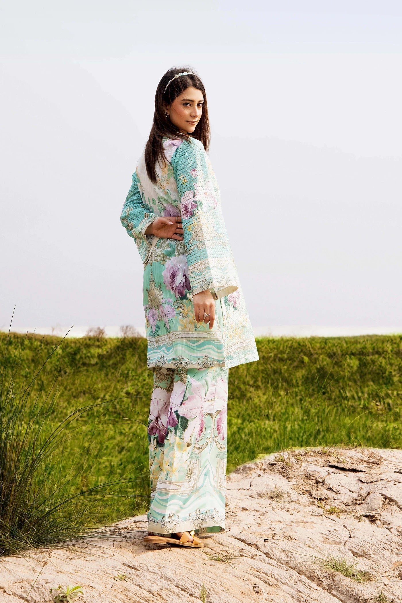 Adans Libas | Embrodiered Co Ord Sets | 4087 - by Libasekhas UK - Registered Vendor of : Adans Libas - 100% Original Designer Dress