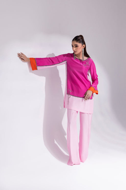 Amani | Aira Festive Wear | PINK MELON - by Libasekhas UK - Registered Vendor of : Amani - 100% Original Designer Dress