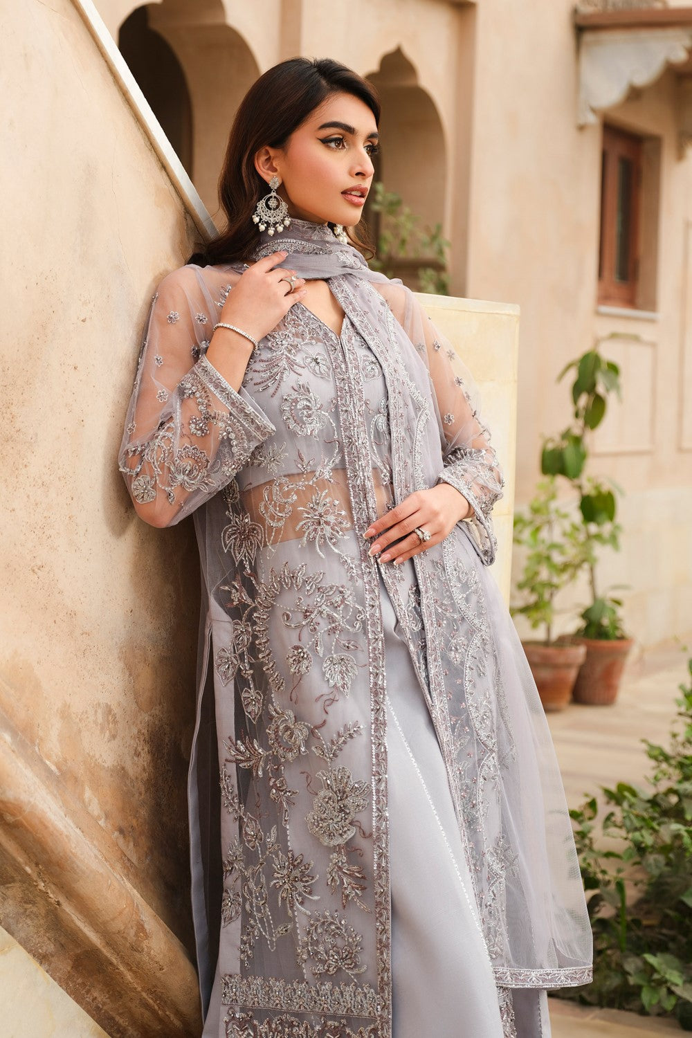 Maryum N Maria | Musk Formals | CELESTIA - FS40040 - by - Libasekhas UK - Registered Vendor of : Maryum N Maria - 100% Original Designer Dresss