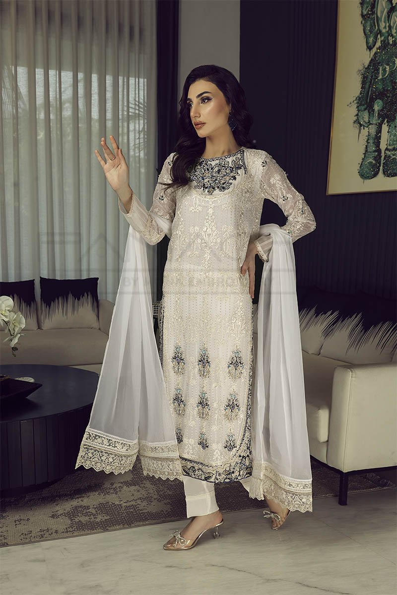 Panache | Pret | Celestial Swan - by - Libasekhas UK - Registered Vendor of : Panache By Mona - 100% Original Designer Dresss