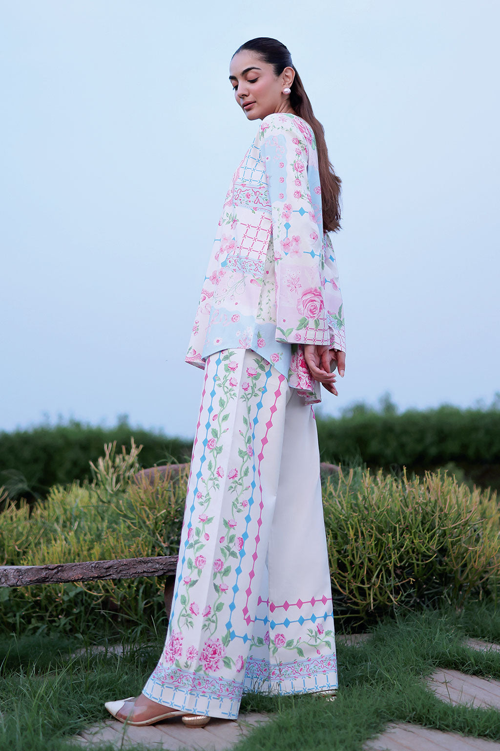 Afsanah | The Print Edit | AP-310 - by Libasekhas UK - Registered Vendor of : Afsanah - 100% Original Designer Dress