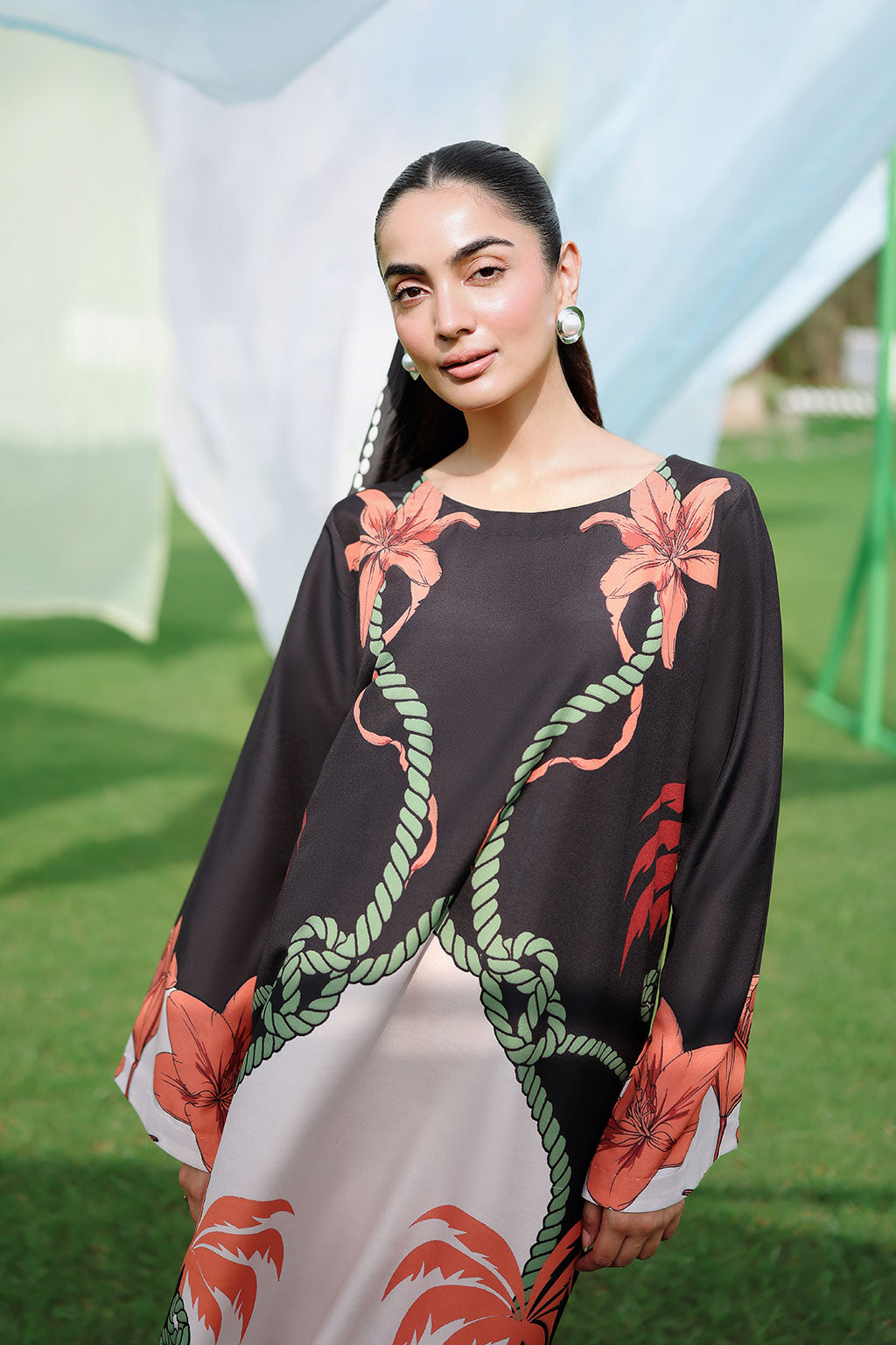 Afsanah | The Print Edit | AP-307 - by Libasekhas UK - Registered Vendor of : Afsanah - 100% Original Designer Dress