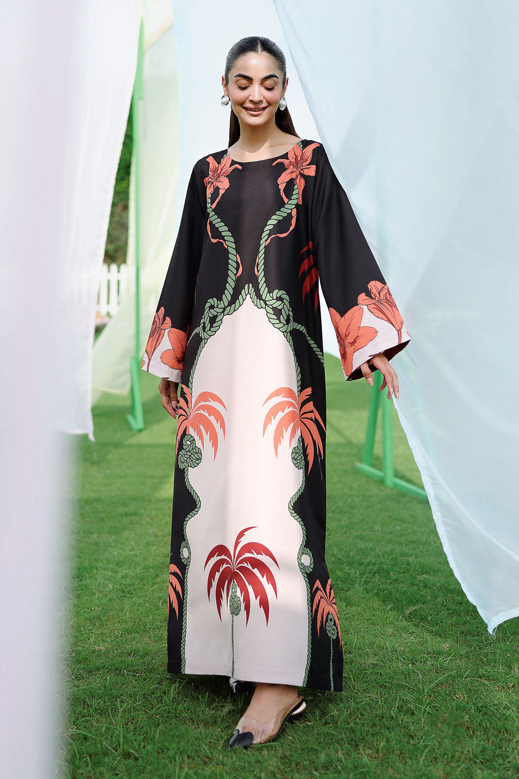 Afsanah | The Print Edit | AP-307 - by Libasekhas UK - Registered Vendor of : Afsanah - 100% Original Designer Dress