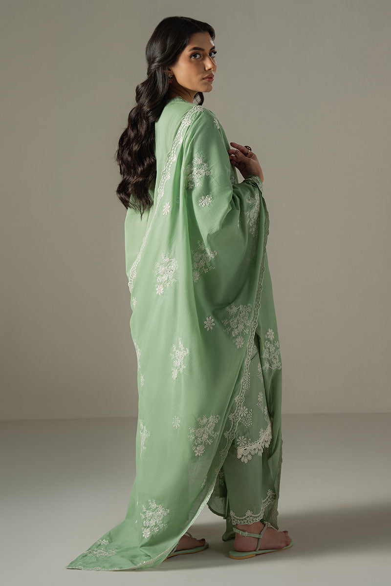 Cross Stitch | Chikankari Lawn 25 | SAGE GARDEN - by - Libasekhas UK - Registered Vendor of : Cross Stitch - 100% Original Designer Dresss
