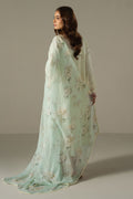 Cross Stitch | Chikankari Lawn 25 | FLORAL MELODY - by - Libasekhas UK - Registered Vendor of : Cross Stitch - 100% Original Designer Dresss