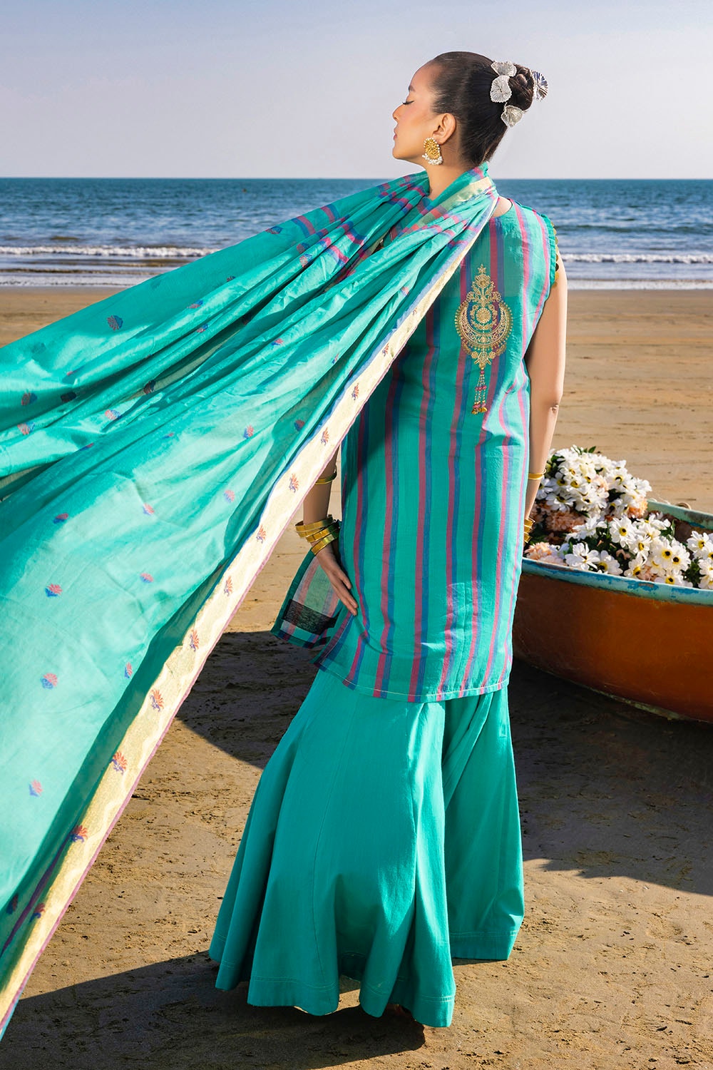 Gul Ahmed | Taara 25 | MJ-42034 - by - Libasekhas UK - Registered Vendor of : Hoorain Designer Wear - 100% Original Designer Dresss